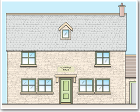 Architectural illustration example