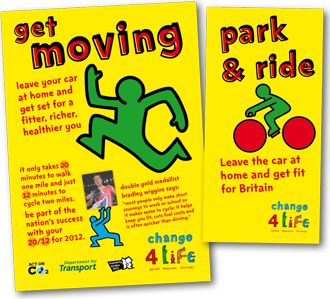 Change for life poster and leaflet